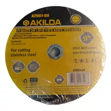 Discos De Corte Fino De 9 Pulgadas Pak 10unid Akilda 