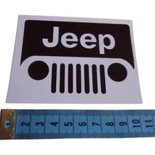 Adesivo Jeep Willys Wrangler Cheeroke Renegade Compass 01 Un