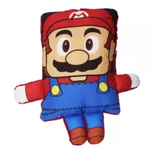 Peluche Mario Bros O Luigi Figuras Nintendo Cojin Mario