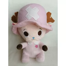 Peluche Baby Tony Chopper One Piece 28cm. Rosado. 