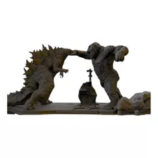 Godzilla Vs Kong Diorama Archivo Stl Para Impresion 3d