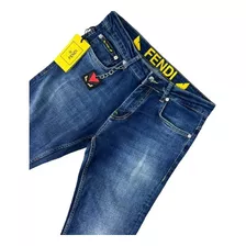 Pantalón Jeans Fendi Hombre 