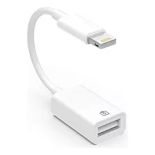 Cabo Adaptador Otg Para iPhone iPad Pendrive Teclado