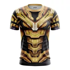 Camiseta Camisa Traje Thanos Marvel Capitão América 