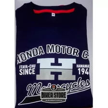 Remera Honda Classic Series Azul