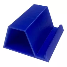 Suporte De Celular Para Mesa Azul Personalizado Impresso 3d