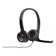 Headset Com Fio Usb Logitech H390 Cor Preto