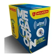 Cabo Ultra Cftv 4px24awg Cca 300m Azul Megatron