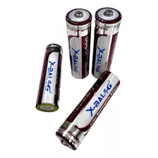 X4 Pilas Recargables Batería Li-ion 18650 8800 Mah 4.2v