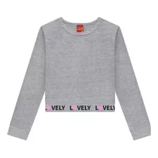 Blusa Infantil Menina Moletinho Kyly