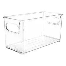 Organizador Multiuso Plasutil Chico Cocina Heladera Alacena Color Transparente