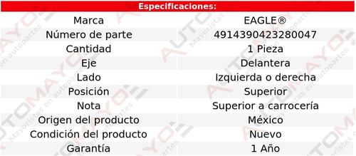 1-base Amortiguador Del Izq/der Sup S70 5 Cil 2.3l 98-00 Foto 4