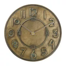 Bulova Exposicion Tipo De Letra 12in Reloj De Pared