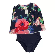 Conjunto Banho Bebê Menina Manga Longa Original Gap Uv