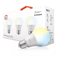 Nexxthome Bombillo Led Inteligente Wifi Blancocálido X3 Und Color De La Luz Rgb