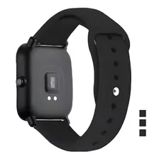 Pulseira Premium Silicone Esporte Lisa P/smartwatch De 22mm 