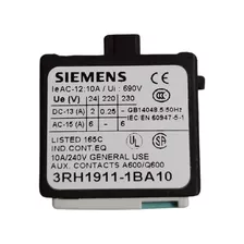 Siemens 3rh1911-1ba10 (novo) - Bloco De Interruptores Aux.