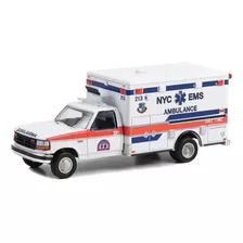 Greenlight First Responders Ambulancias 1/64 Nyc Fdny Custom Color Azul