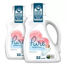 Dreft Pure Gentleness - Detergente Liquido Para Bebe, Sin Fr