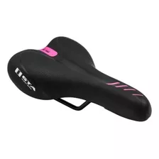 Banco Selim Gta Bike Profissional Mtb Anatômico Cores Cor Preto/rosa