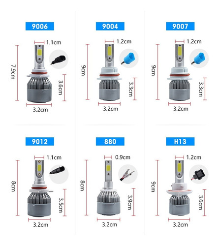 Kit Faros Delanteros Led Luz Alta Y Luz Baja Para Mazda Foto 9