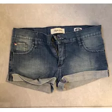 Short De Jean Azul Riffle Talle 26