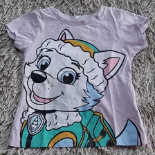 Remera Bebe Beba Niña Paw Patrol Patrulla Canina Nickelodeon