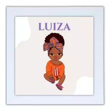 Porta Maternidade Bebê Negra Linha Afro Baby Personalizado