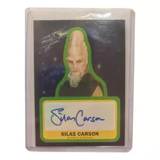 Tarjeta Autografiada Topps Star Wars Silas Carson Ki-adi-mun