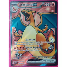 Carta Pokémon Charizard Full Art 151 183/165