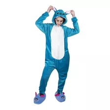 Pijama Kigurumi Stich Plush Import Adulto Unicornio Q