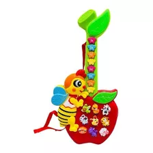 Guitarra Sons De Bichos Musical Infantil Fazendinha Promoção