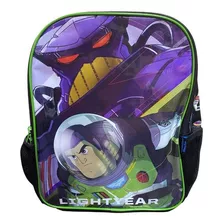 Mochila Escolar De Costas Buzz Lightyear Toy Story Pixar Cor Preto