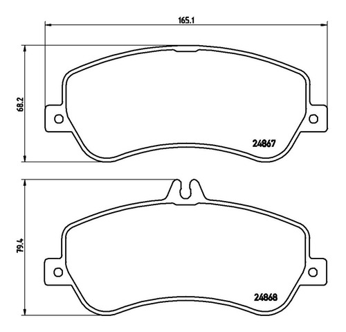 Balatas Delanteras / Mercedes-benz Glk350 Base 2013 - 2014 Foto 2