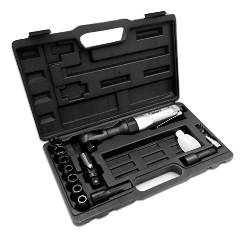 Llave Crique Neumatica Bremen Enc 1/2 68nm Kit 17 Pz 3032 Plateado