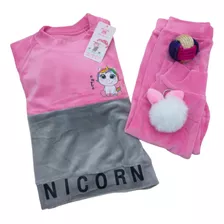 Conjunto De Abrigo, Conjunto Unicornio Piel De Durazno !!!