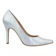 Zapatilla Paulina Color Plata Tornasol D02380187660