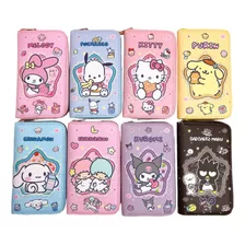 Carteira Com Ziper Couro Sintetico Melody Hello Kitty Sanrio