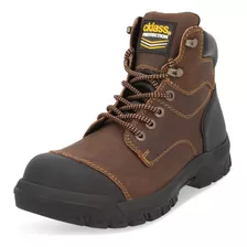 534-16 Bota Trabajo Seguridad Caballero Café Ergonómico