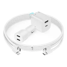 Kit De Cargador Rpido Para iPhone 14 13, Cargador Dual Usb C