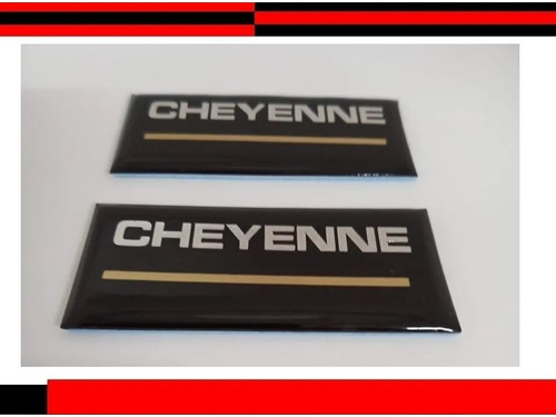 Emblemas Chevrolet Cheyenne Laterales 91-98. Foto 3