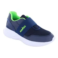 Tenis Audaz 138401-e Sintético Azul Marino Textil Niños