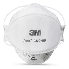 Kit 10 Máscaras 3m 9320 Aura + Br Pff2 Respirador N95 Anvisa