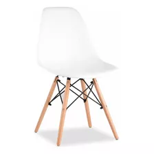 Cadeira De Jantar Mageal Charles Eames Eiffel, Estrutura De Cor Branco, 4 Unidades