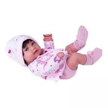 Menina Anny Doll Baby Bebê Reborn - Cotiplás 2441