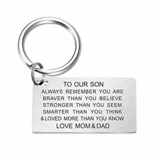 Llaveros Para Niño - Inspirational Keychain To My Son Gift F