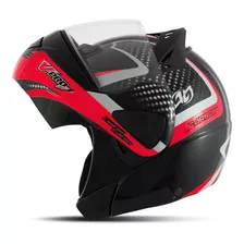 Capacete Escamoteável Robocop V-pro Jet Carbon 2 Pro Tork