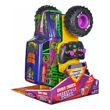 Monster Jam Grave Digger Freestyle Force Control Remoto