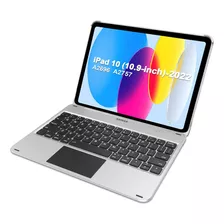 Funda Con Teclado Marca Arteck / Para iPad 10.9 / Silver