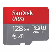 Tarjeta De Memoria Sandisk Sdsquar-128g-gn6ma Ultra Con Adaptador Sd 128gb